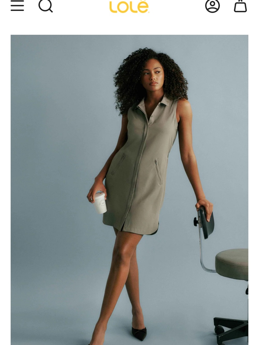 Lole Olivie shirt dress